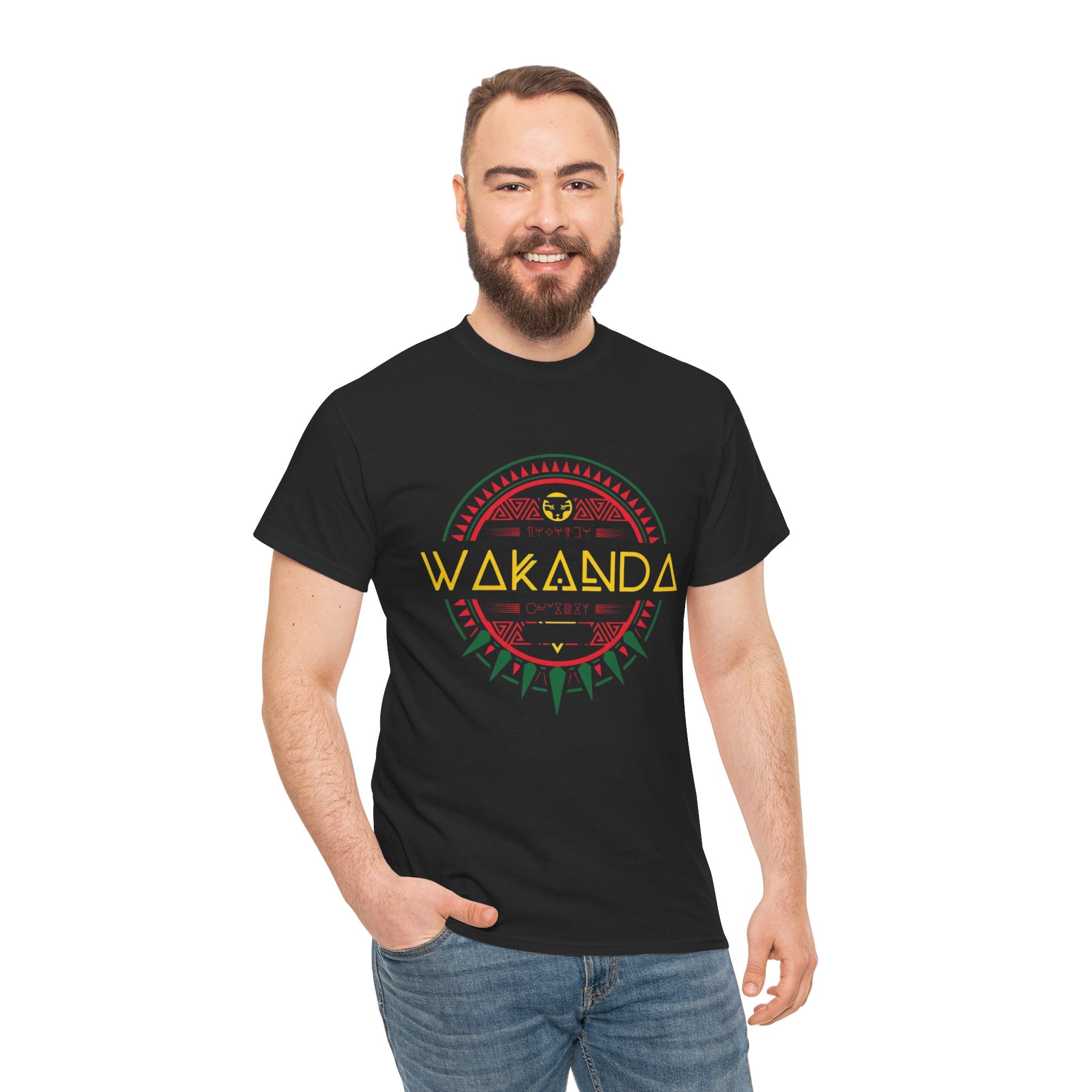 Avengers : Wakanda Forever Tribal Art Unisex T-Shirt