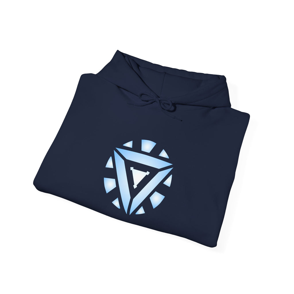 Iron Man Arc Reactor Hoodie — Glowing Iron Man Chest Emblem