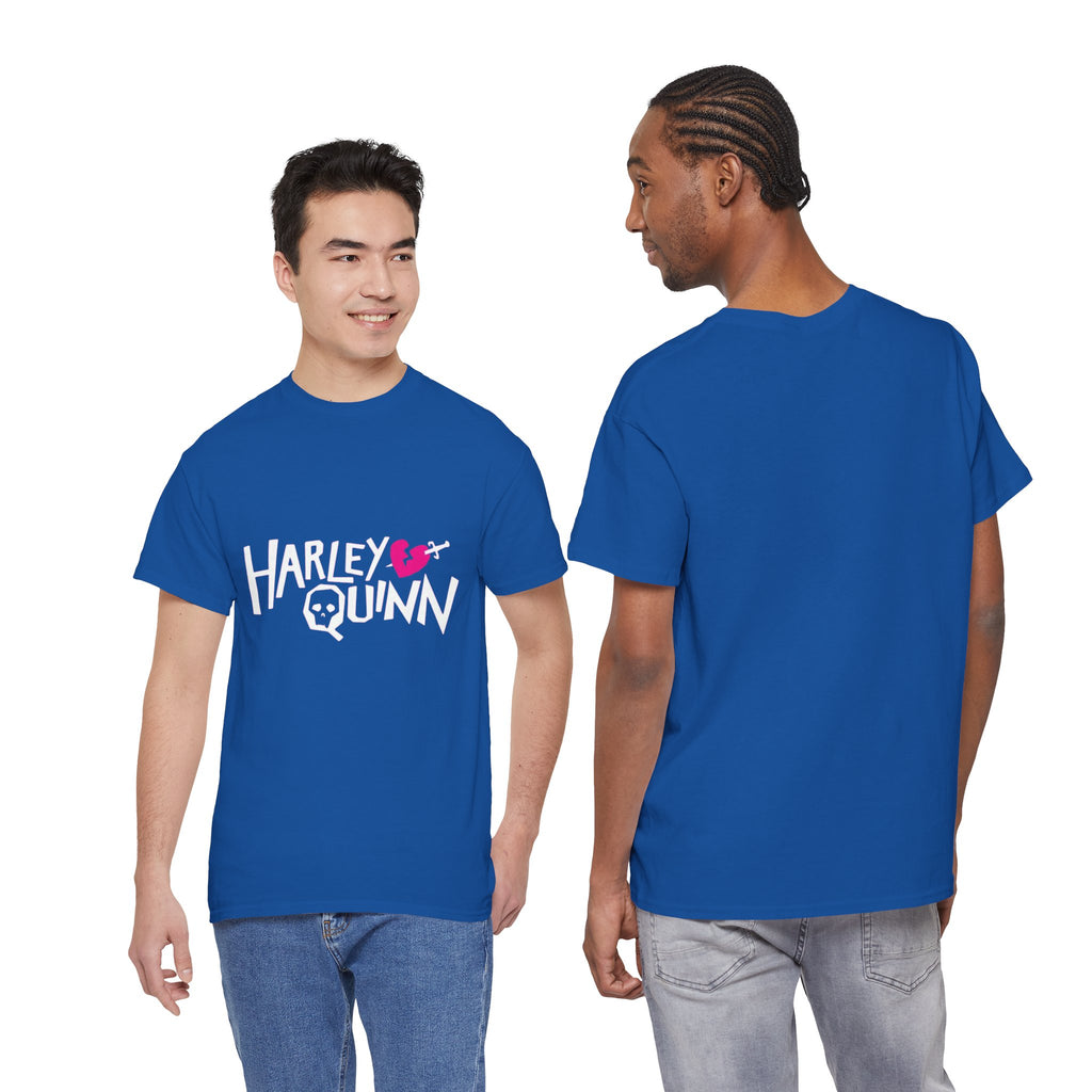 Harley Quinn Skull Heart Shirt – DC Comics Villain Graphic Tee