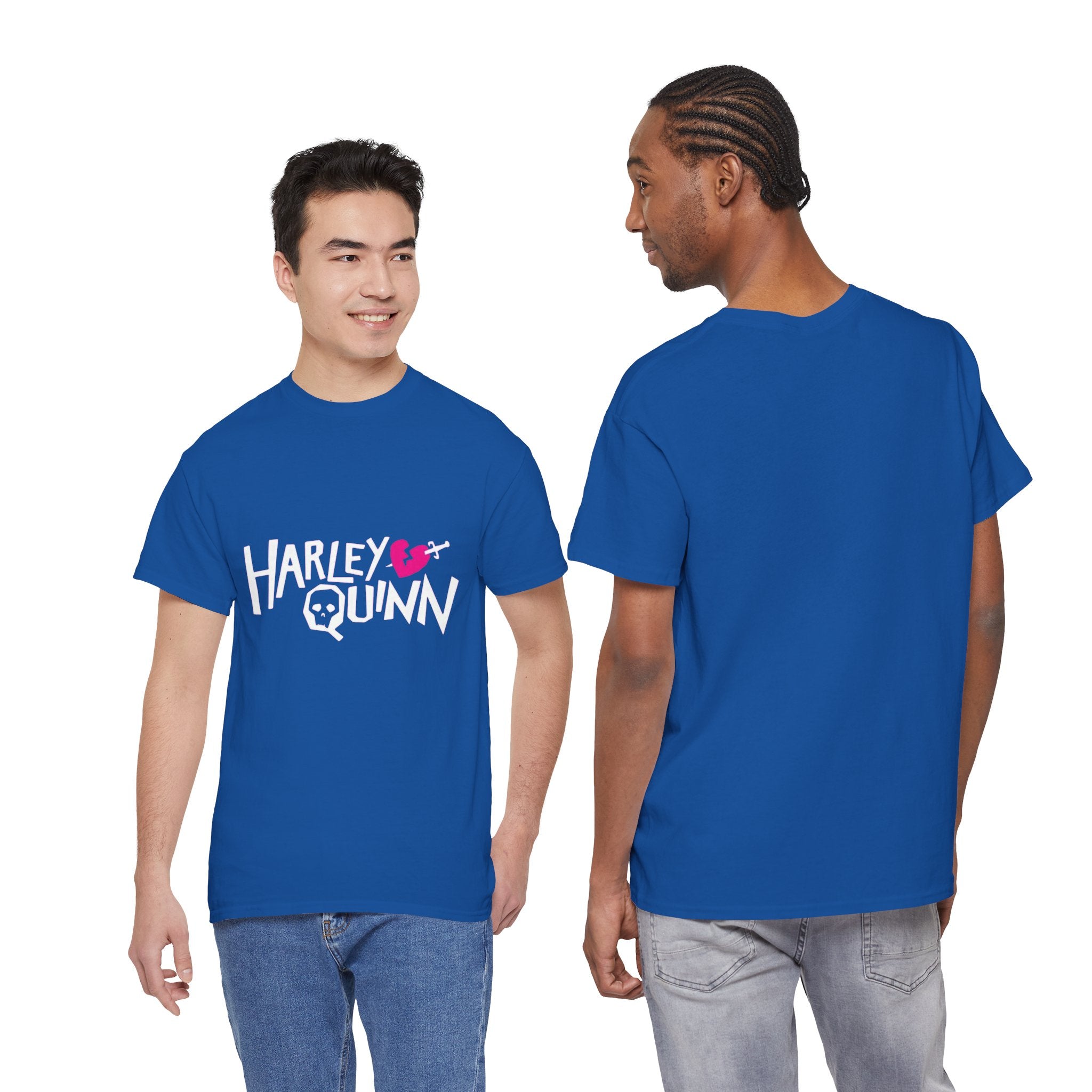 Harley Quinn Skull Heart Shirt – DC Comics Villain Graphic Tee