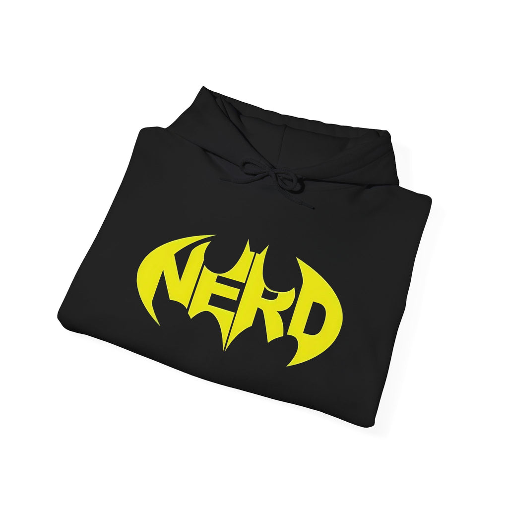 Nerd Batman Yellow Graphic Unisex Streetwear Hoodie