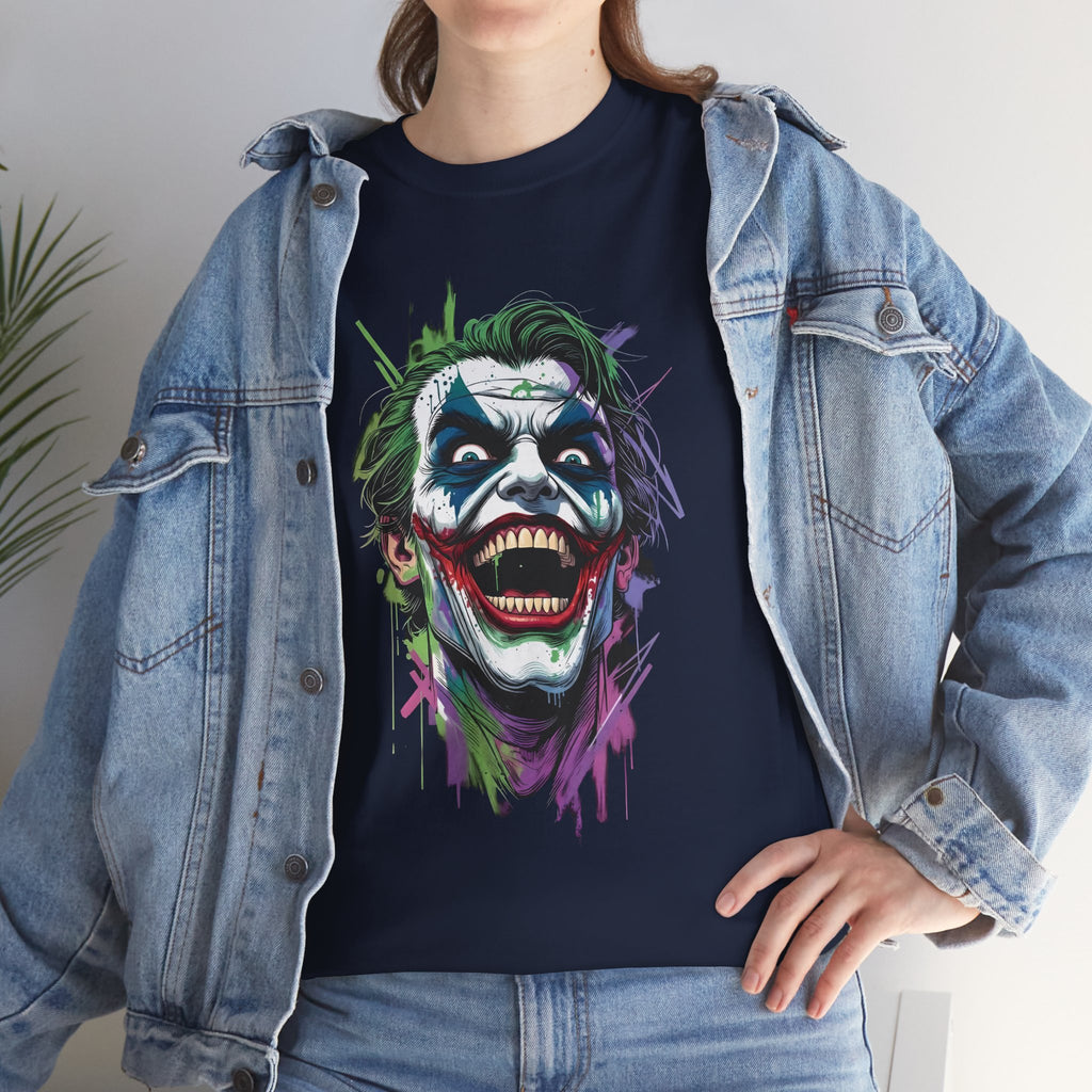 The Joker Streetwear Unisex Graphic Tee - Vintage DC Comics Joker Laugh T-Shirt