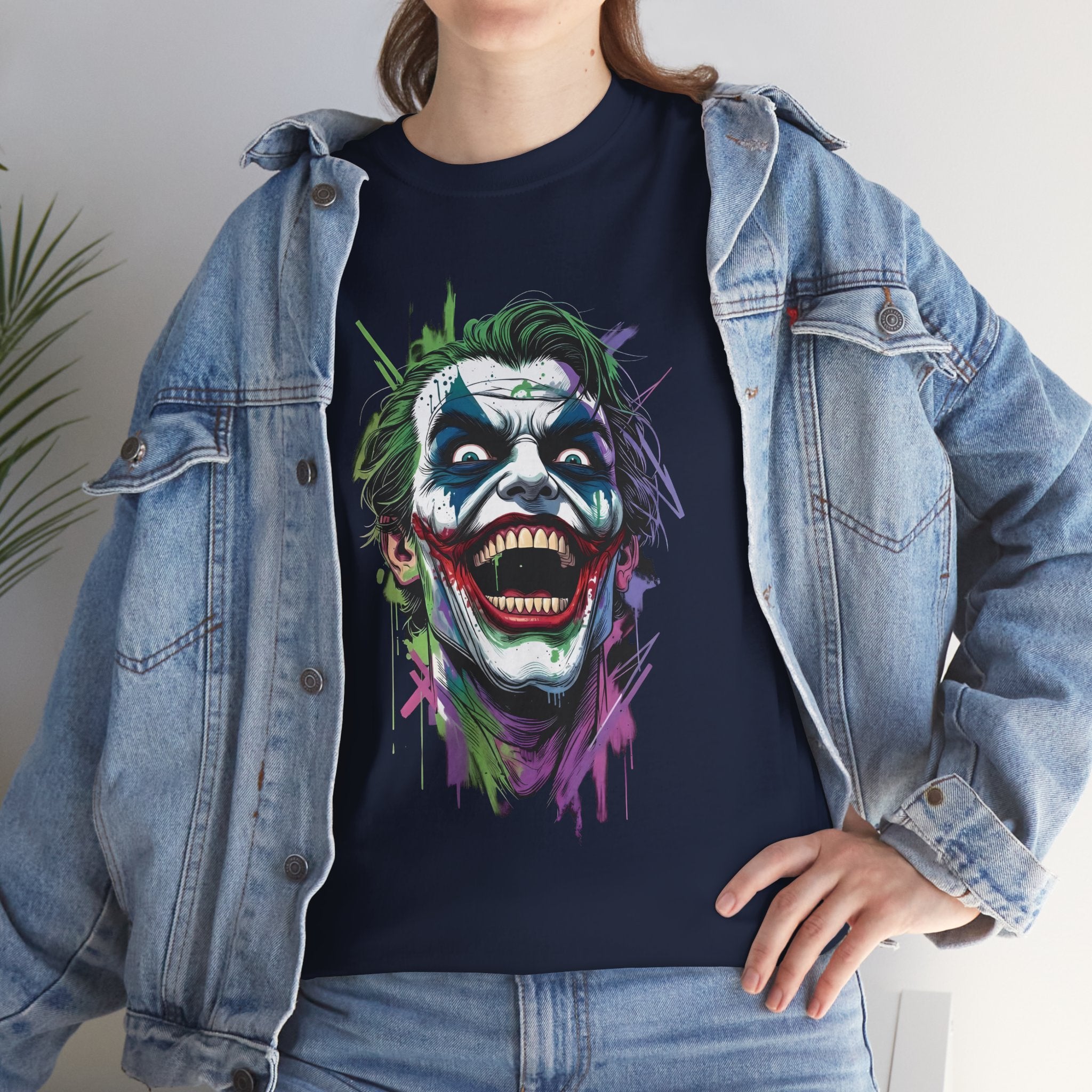 The Joker Streetwear Unisex Graphic Tee - Vintage DC Comics Joker Laugh T-Shirt