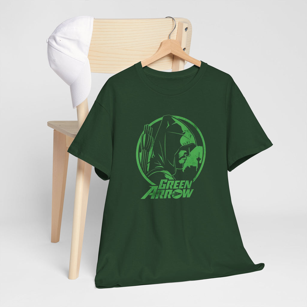 DC Green Arrow Graphic Tee — Oliver Queen - The Arrow Archer Logo T-Shirt
