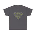 Superman Tech Shield T-Shirt — Futuristic Man of Steel Fanart Logo Tee