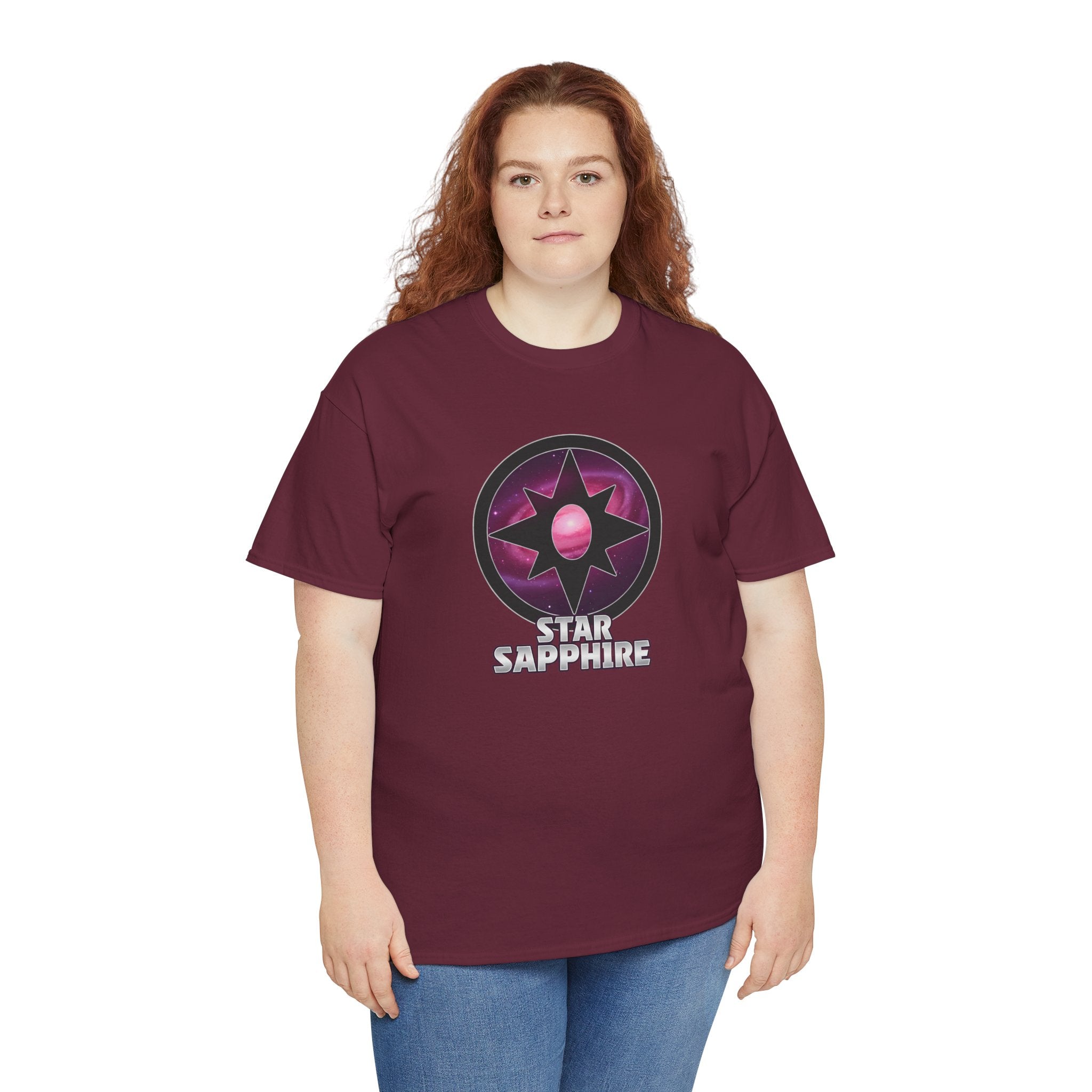 Teen Titans Star Graphic Tee — DC Star Sapphire Gem Logo T-Shirt