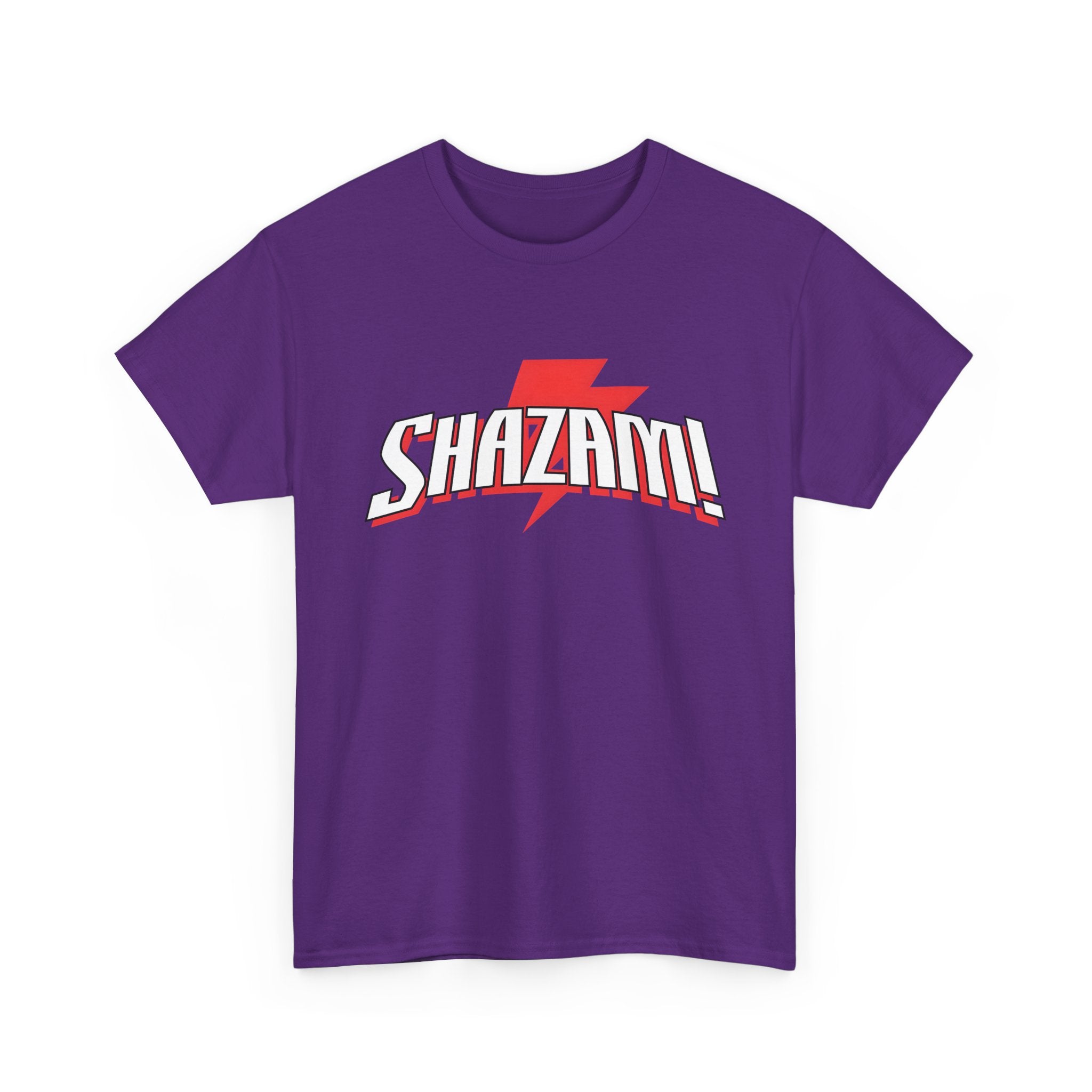 Shazam! Lightning Logo T-Shirt — Retro Comic Superhero Tee