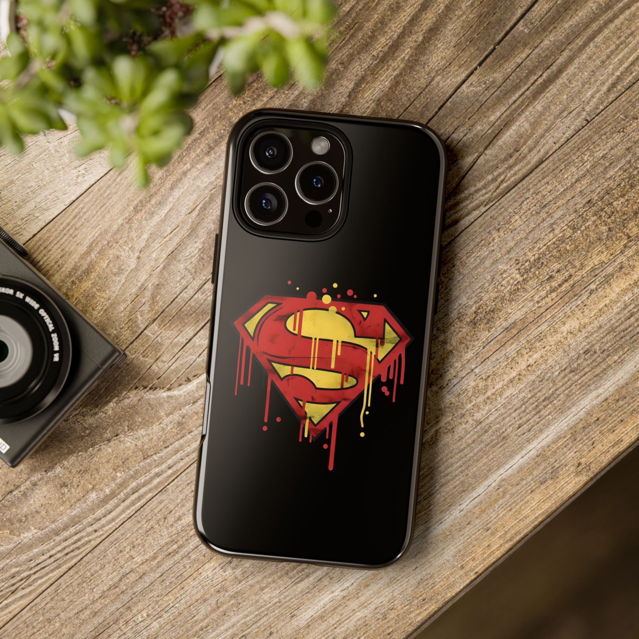 Superman Graphiti Hard iPhone Case