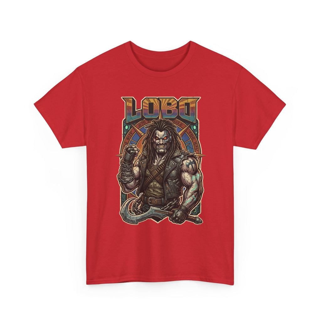 Lobo Warrior Graphic Tee – Jason Momoa’s DCU Czarnian Bounty Hunter T‑Shirt