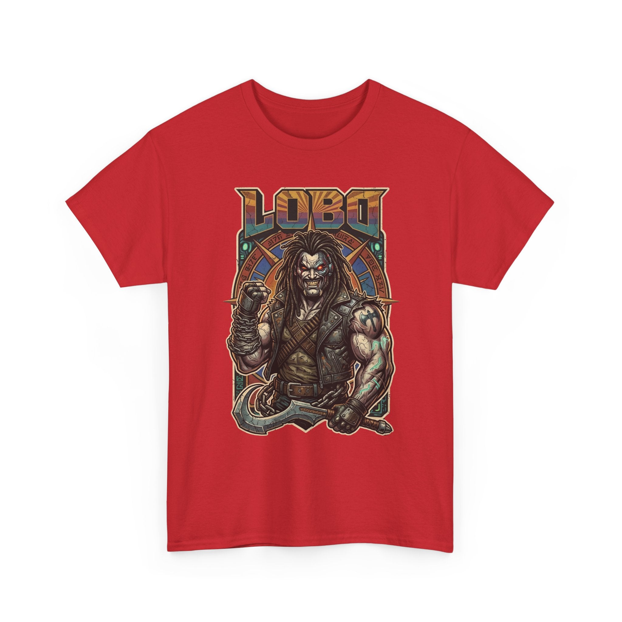 Lobo Warrior Graphic Tee – Jason Momoa’s DCU Czarnian Bounty Hunter T‑Shirt