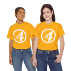 Fantastic Four Retro Logo T-Shirt — Minimalist Vintage Superhero Tee