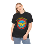 Wonder Woman Retro Logo Unisex T-Shirt - Classic DC Justice League Amazon Warrior Emblem Shirt