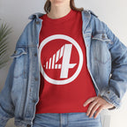 Fantastic Four Retro Logo T-Shirt — Minimalist Vintage Superhero Tee