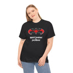 Batman & Robin 1997 Red Bat Emblem T‑Shirt - Batfamily shirt - George Clooney 90s Batman movie shirt