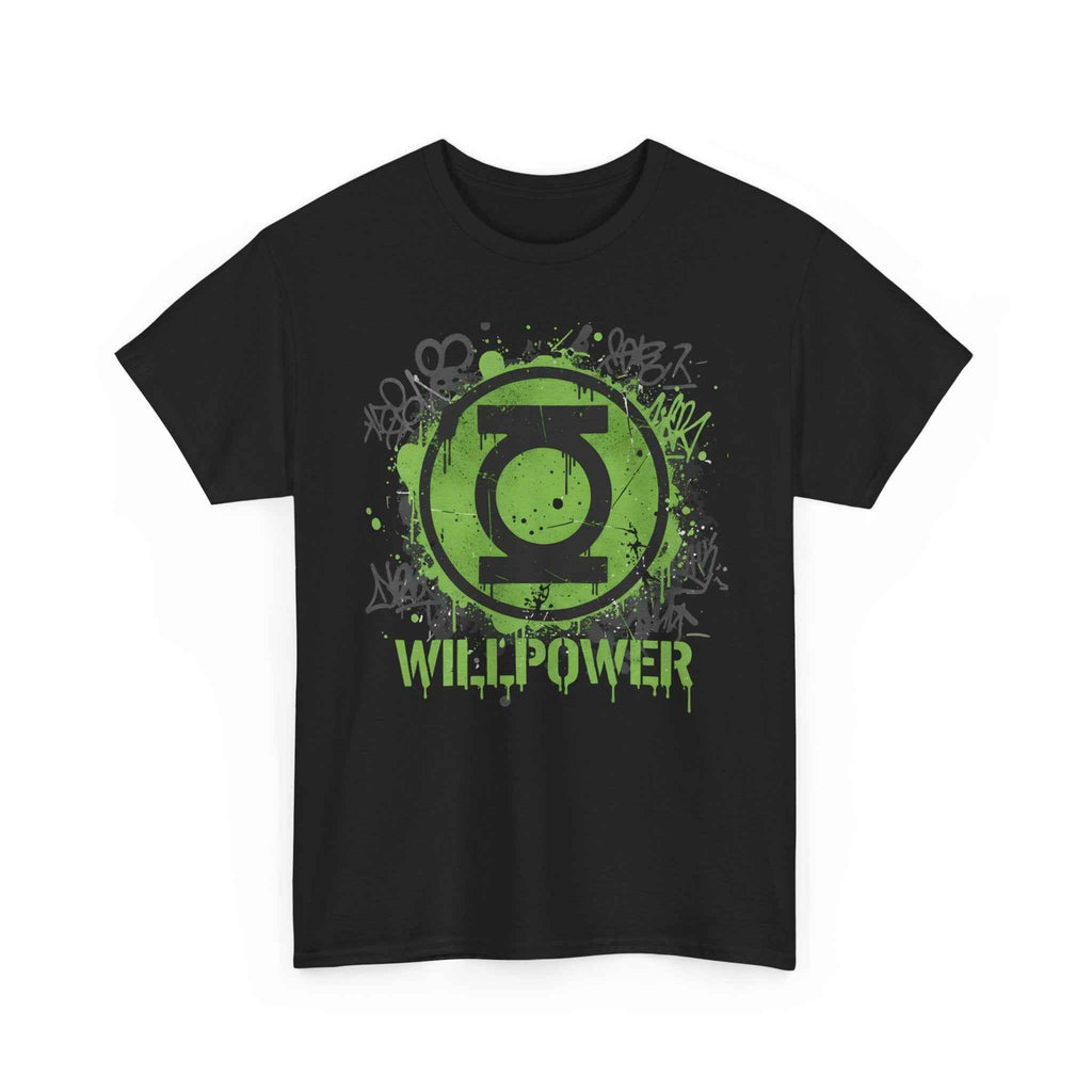 Green Lantern Willpower Graffiti Splatter Unisex T-shirt