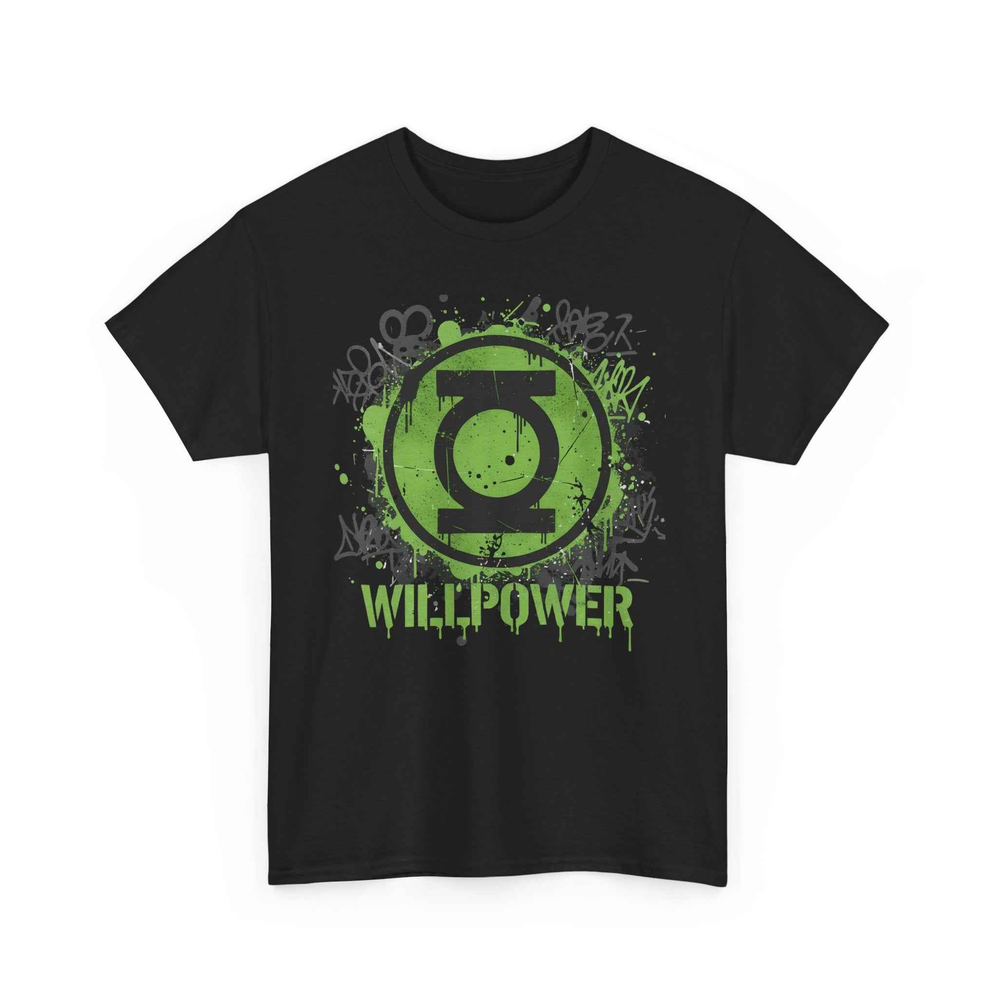 Green Lantern Willpower Graffiti Splatter Unisex T-shirt