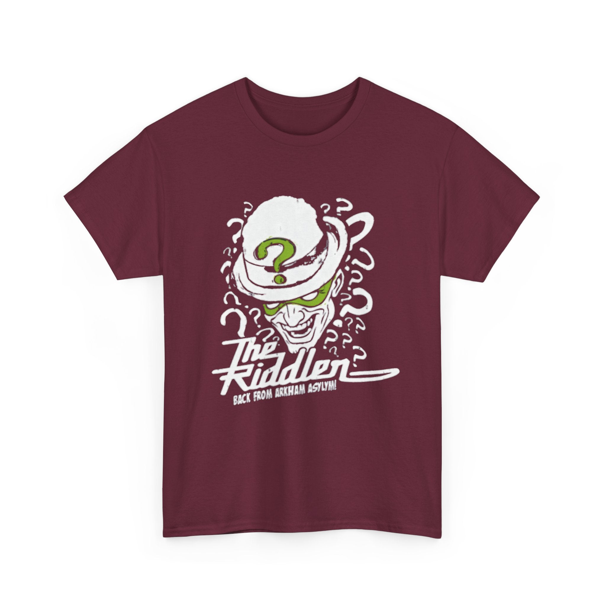 The Riddler T-Shirt – Vintage DC Batman Villain Graphic Tee | Gotham Puzzle Design