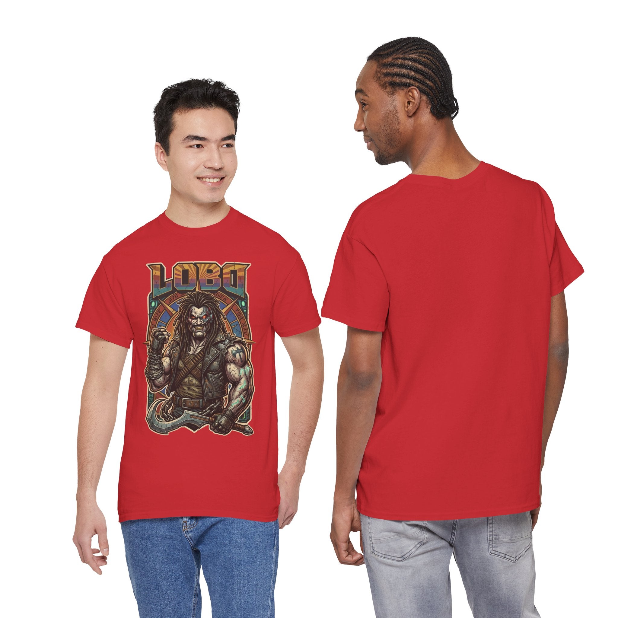 Lobo Warrior Graphic Tee – Jason Momoa’s DCU Czarnian Bounty Hunter T‑Shirt