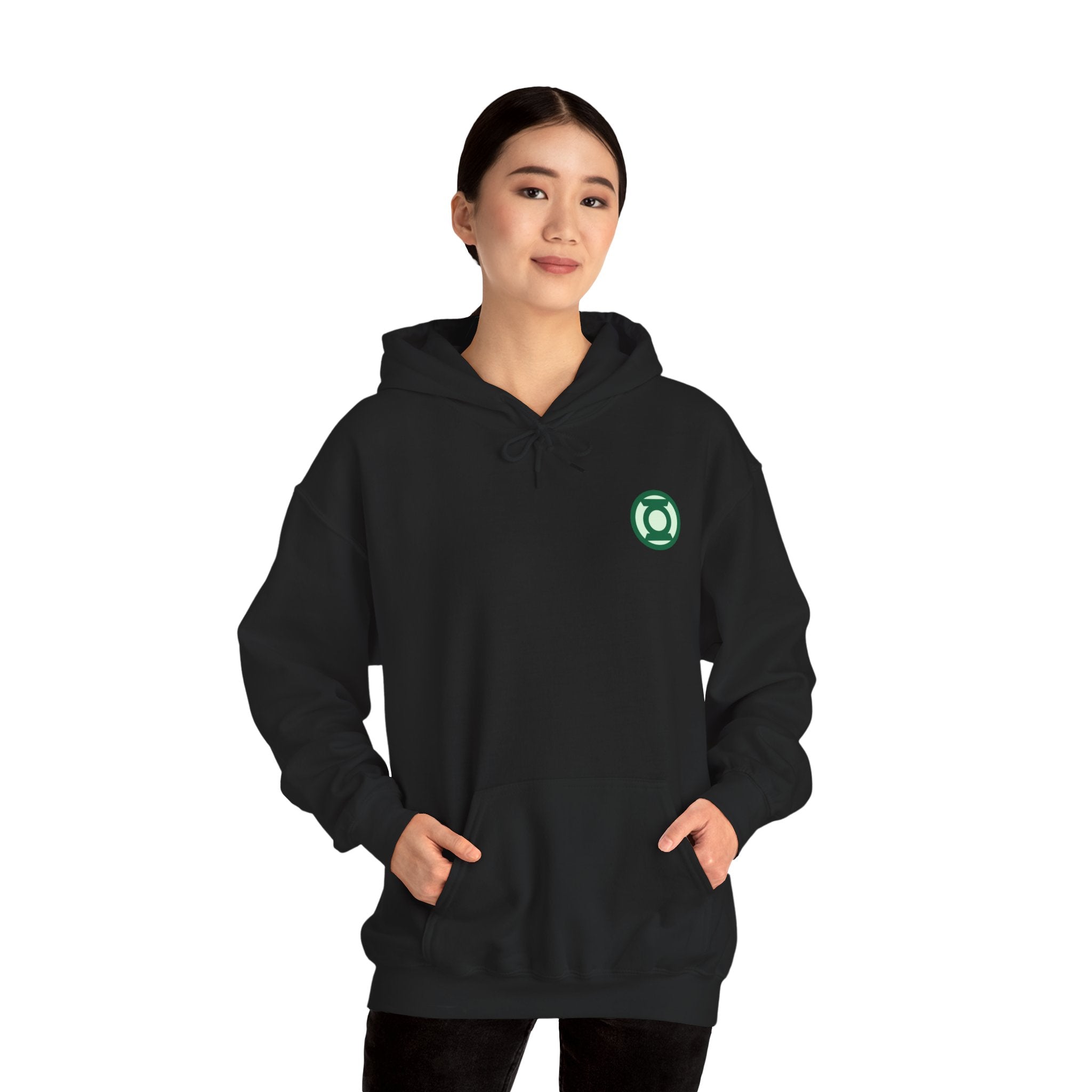 Green Lantern "Willpower" Hoodie — Comic Superhero Hooded Sweatshirt