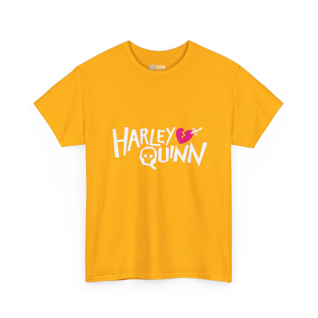 Harley Quinn Skull Heart Shirt – DC Comics Villain Graphic Tee