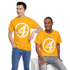 Fantastic Four Retro Logo T-Shirt — Minimalist Vintage Superhero Tee