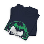 Joker Smile Graphic T-Shirt – Dark Villain Green Grin Unisex Tee