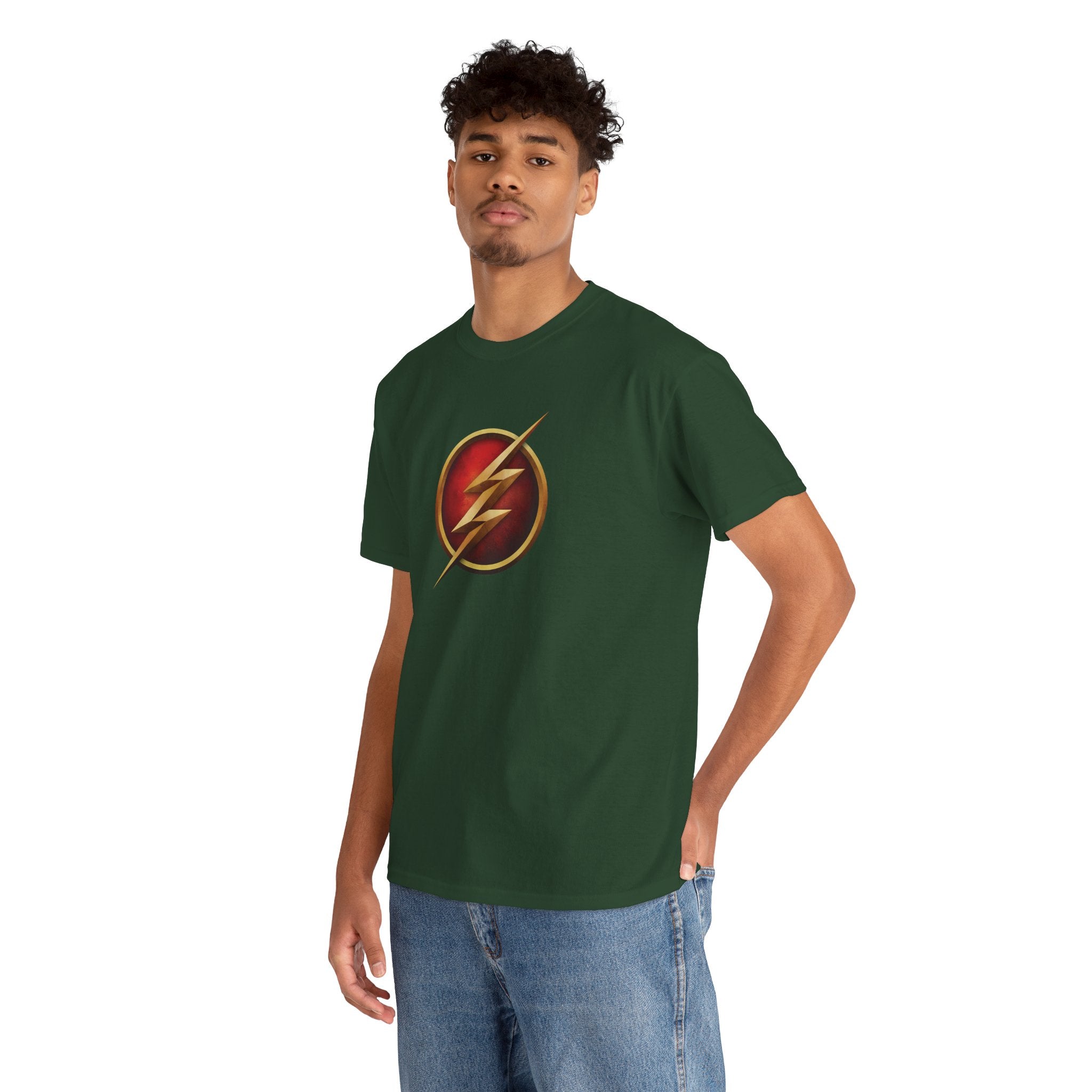 DC Flash Unisex T-shirt - Flashpoint & Classic Bolt Graphic Tee - Speed Force Apparel - Premium 100% Cotton Superhero Tee