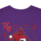Harlequin Heart Tee — Joker-Inspired Playing Card Graphic T-Shirt