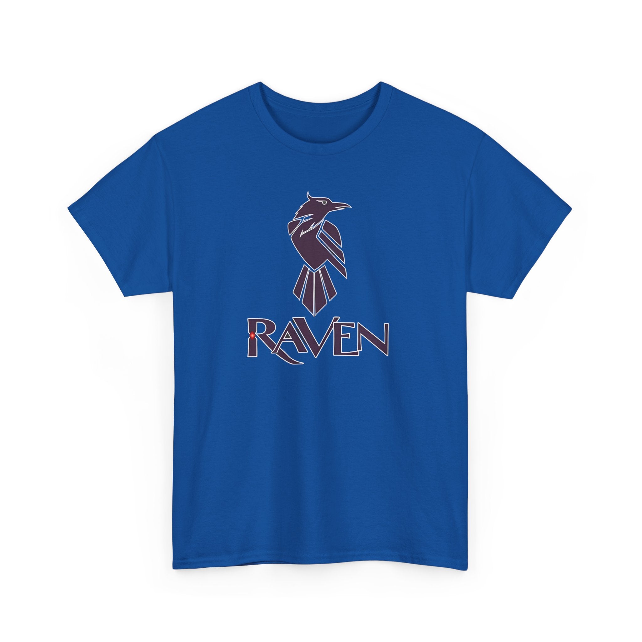 Teen Titans Raven Graphic Tee — Purple Geometric Raven Shirt