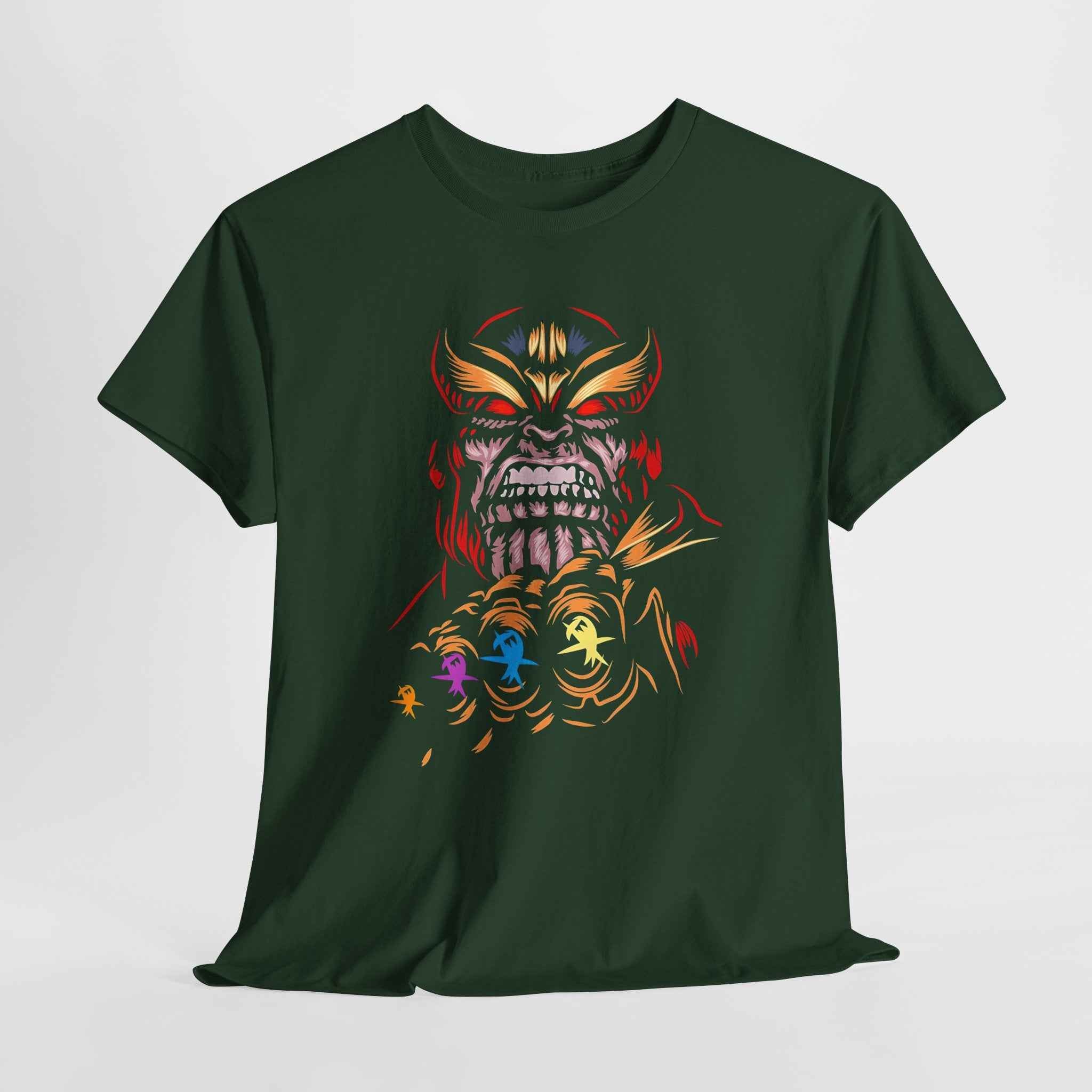 Thanos Infinity Gauntlet Marvel Villain Graphic Unisex T-Shirt