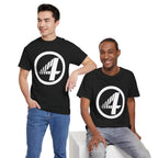 Fantastic Four Retro Logo T-Shirt — Minimalist Vintage Superhero Tee