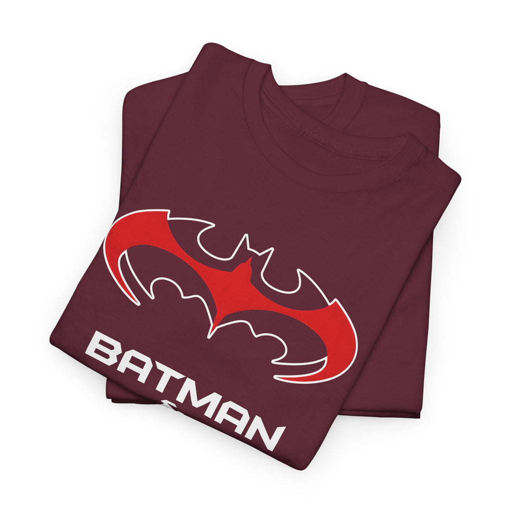 Batman & Robin 1997 Red Bat Emblem T‑Shirt - Batfamily shirt - George Clooney 90s Batman movie shirt