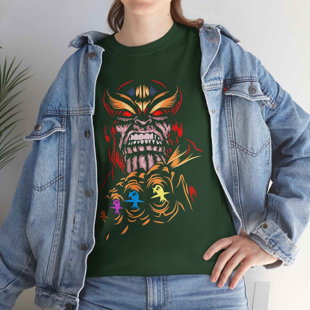 Thanos Infinity Gauntlet Marvel Villain Graphic Unisex T-Shirt