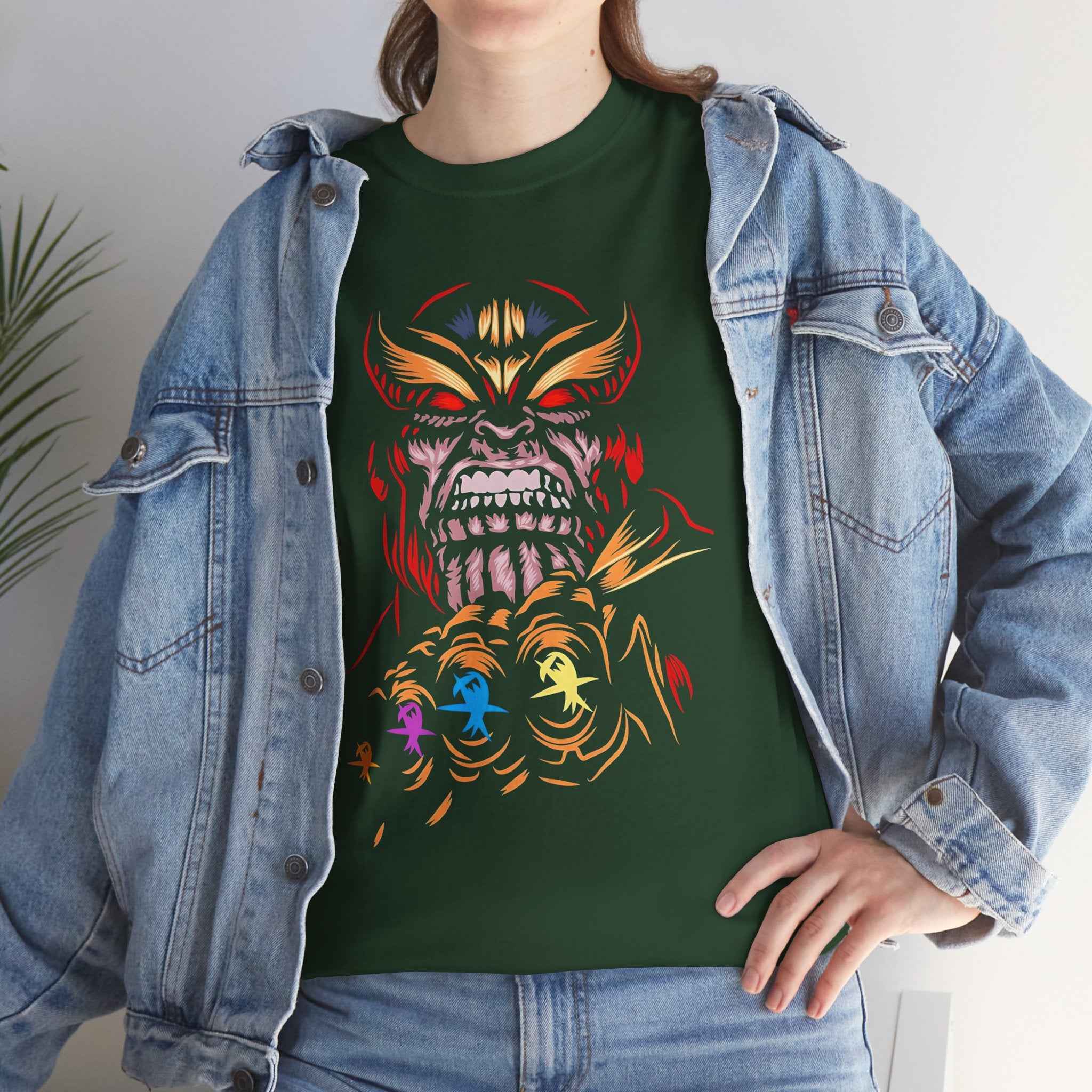 Thanos Infinity Gauntlet Marvel Villain Graphic Unisex T-Shirt