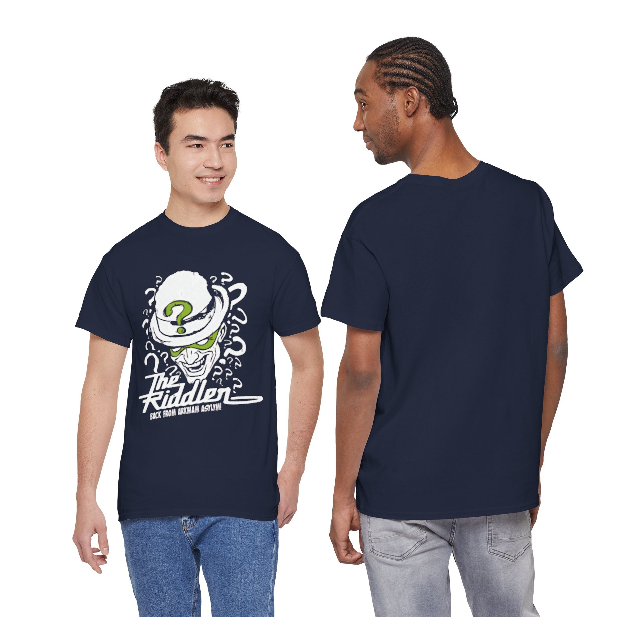 The Riddler T-Shirt – Vintage DC Batman Villain Graphic Tee | Gotham Puzzle Design