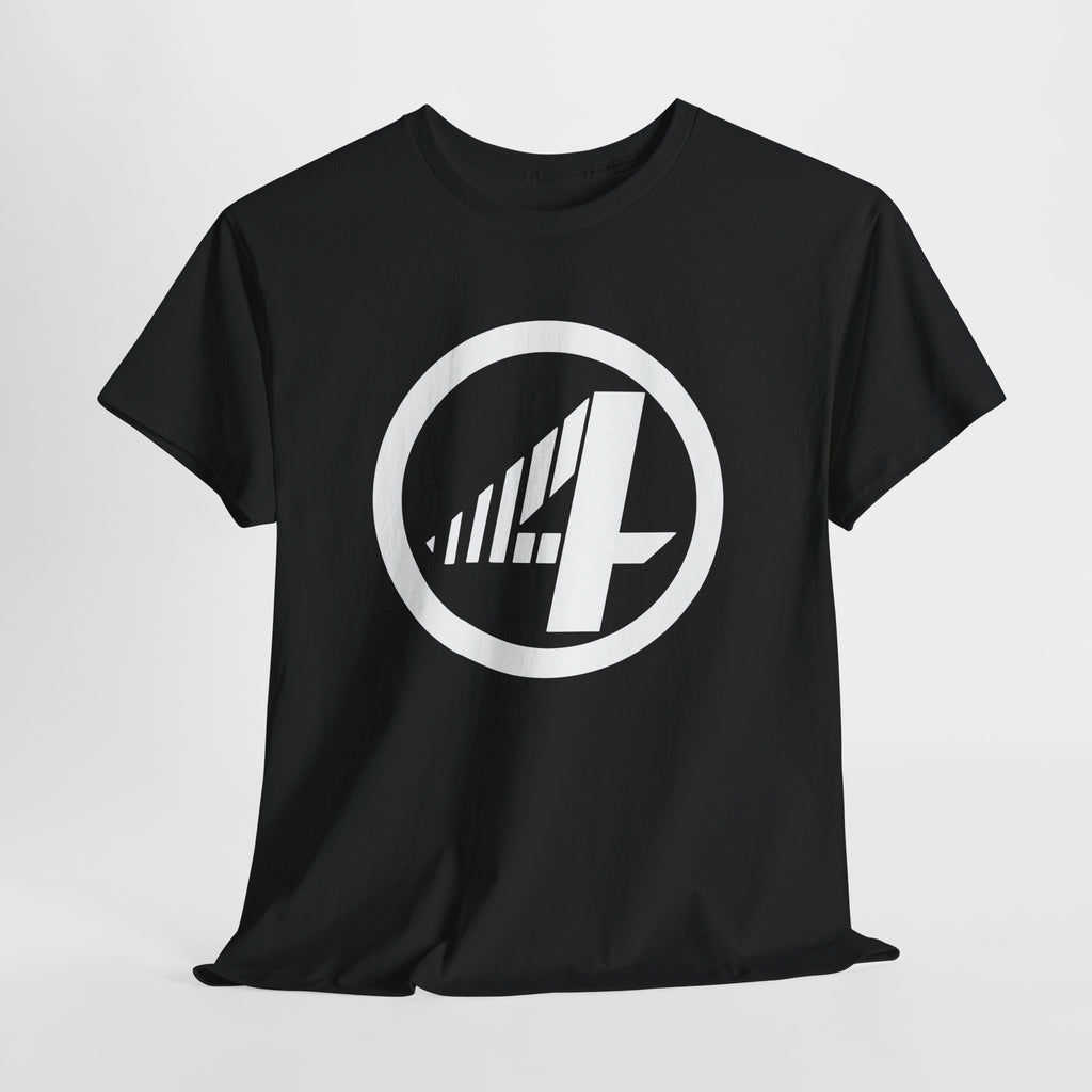 Fantastic Four Retro Logo T-Shirt — Minimalist Vintage Superhero Tee