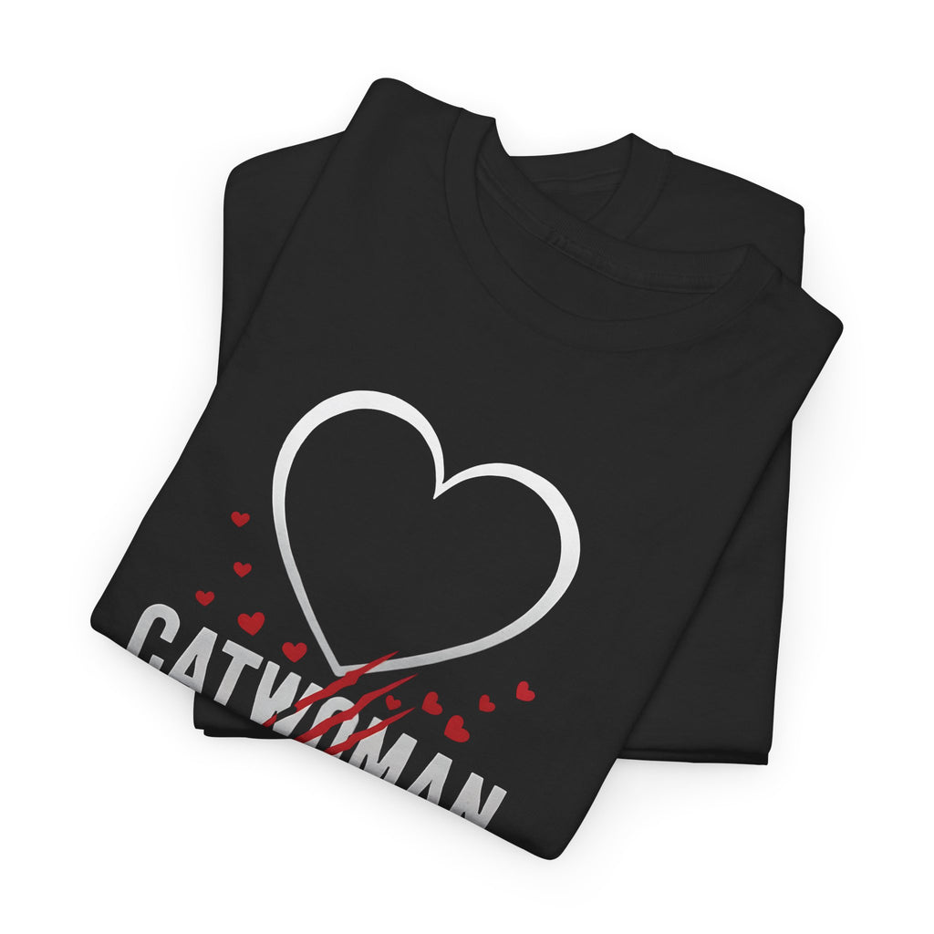 Catwoman My Valentine T-Shirt – Heart & Paw Romantic Valentine's Tee