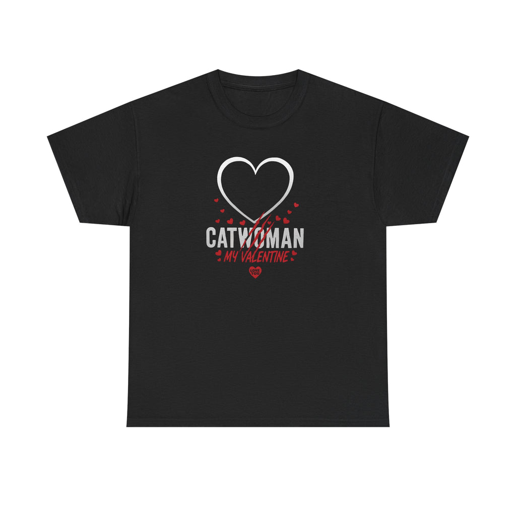 Catwoman My Valentine T-Shirt – Heart & Paw Romantic Valentine's Tee