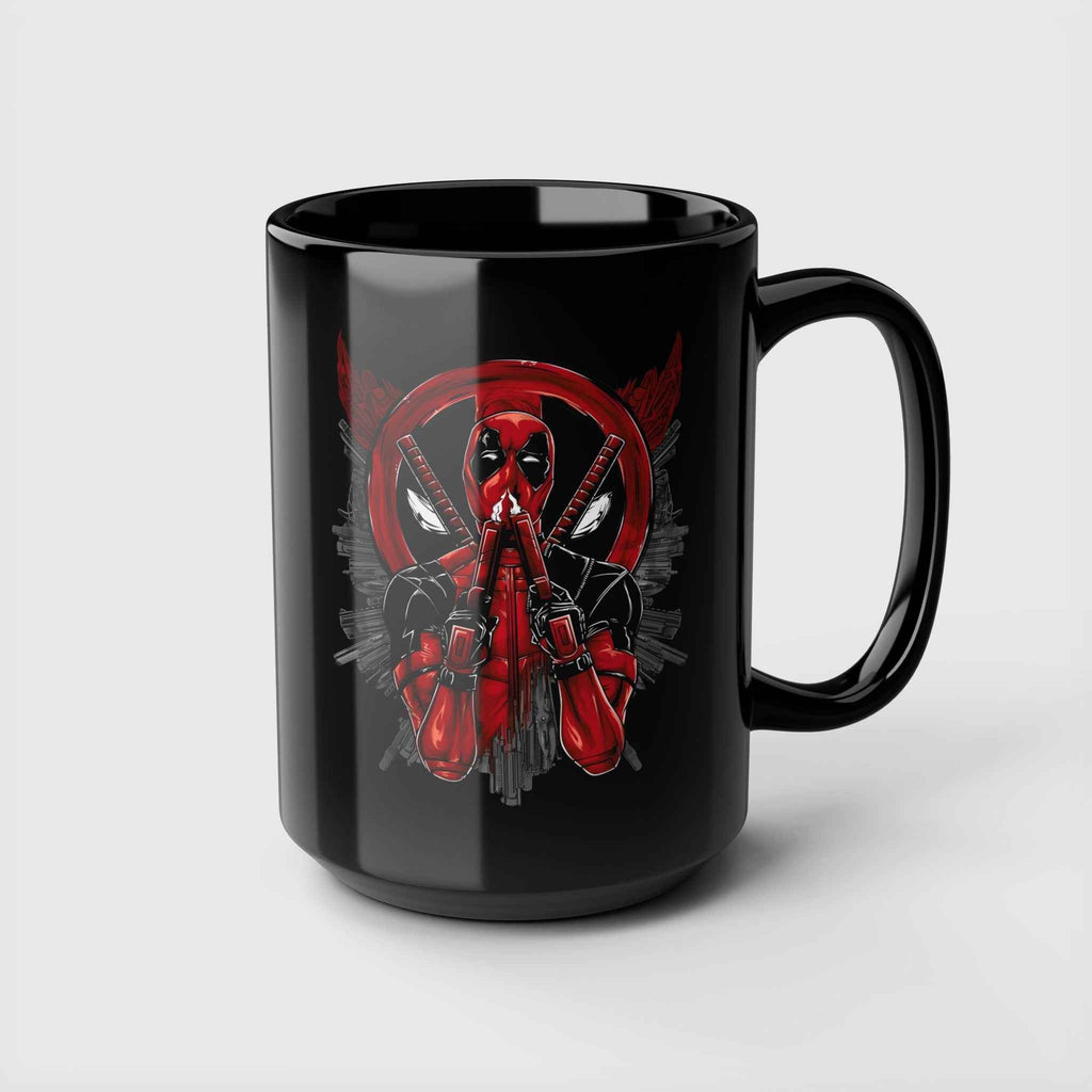 Deadpool Merc with a Mouth Black Comic Mug