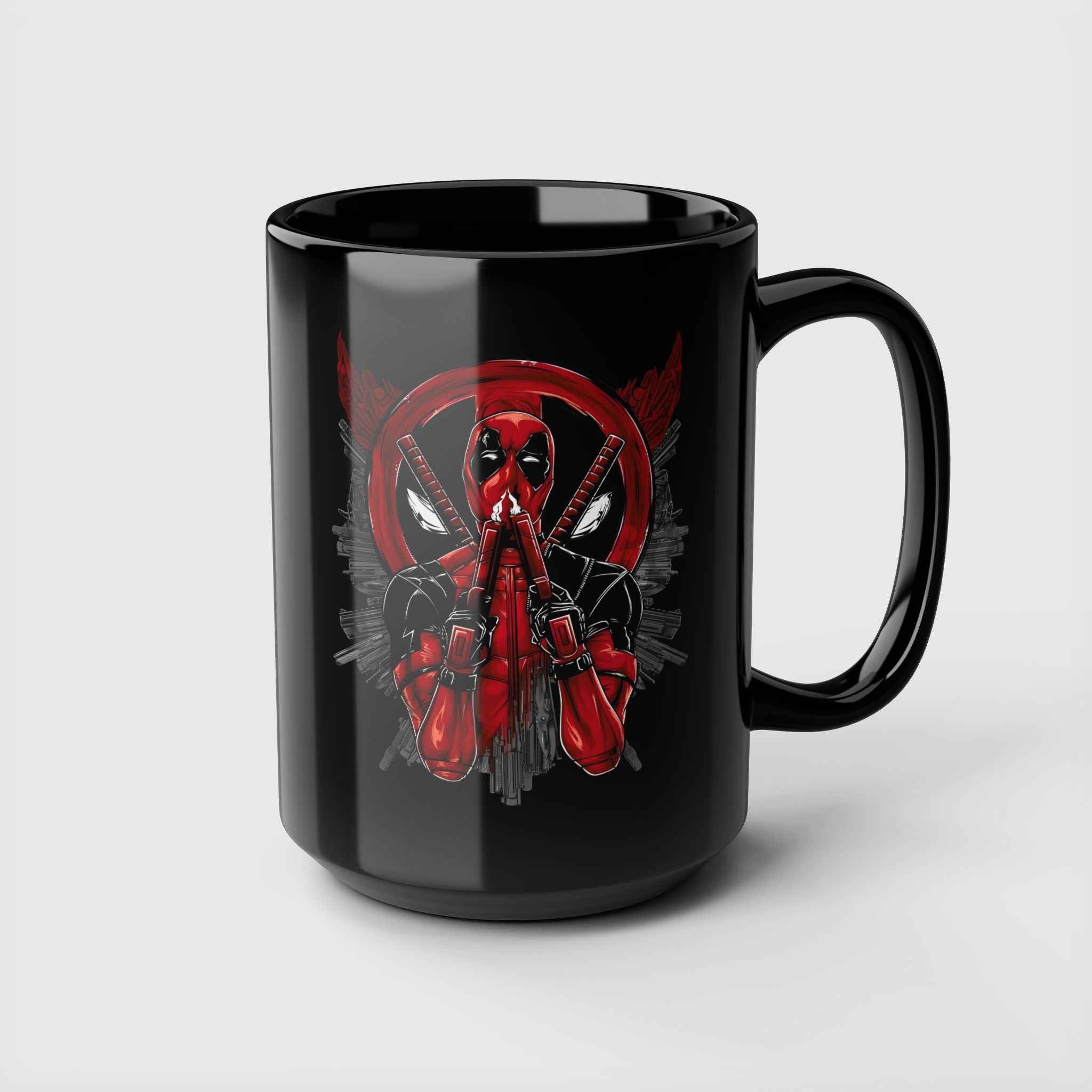 Deadpool Merc with a Mouth Black Comic Mug