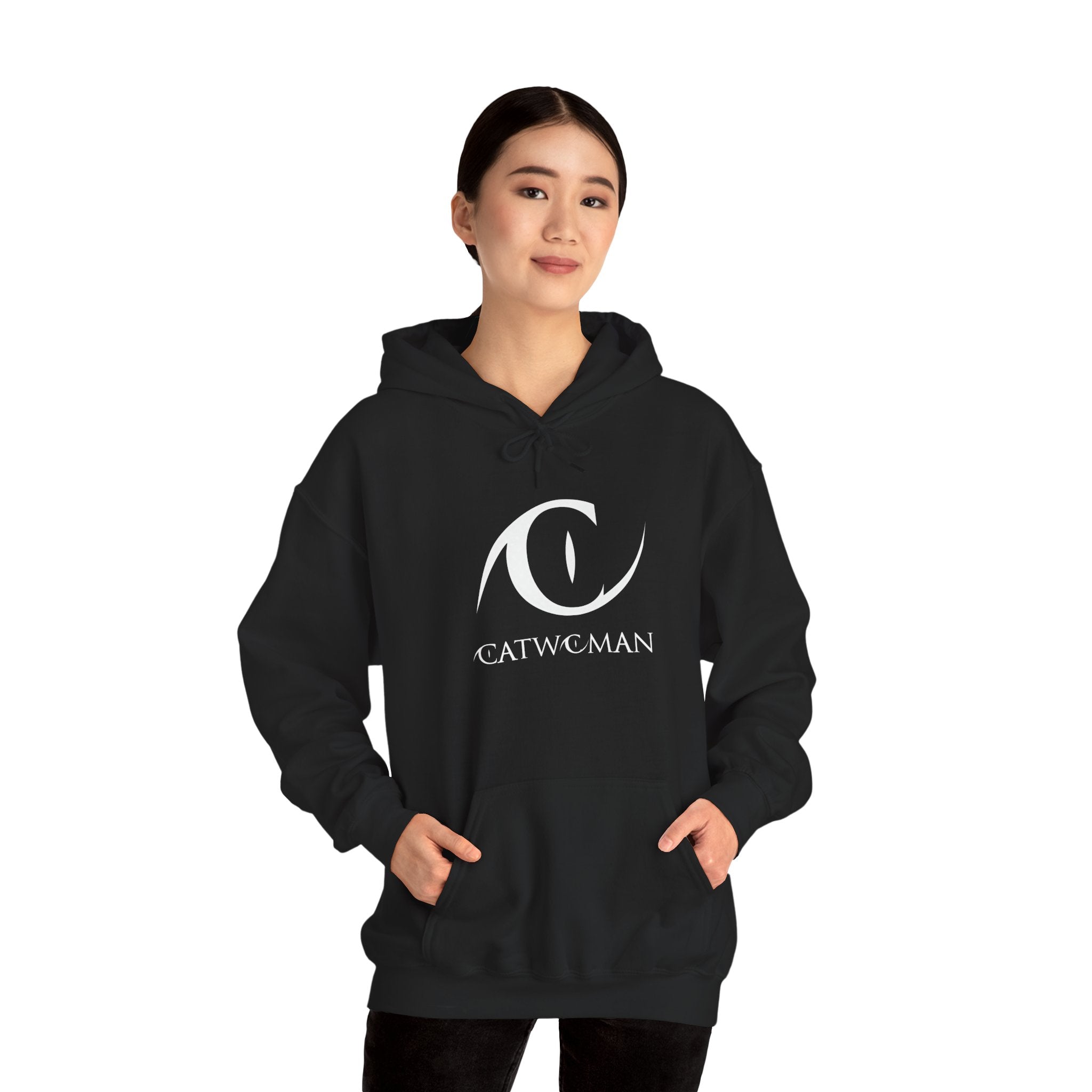 Catwoman Hoodie– Big Eye Graphic | DC Comics Stylish Pullover