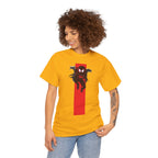 Marvel Miles Morales Spider-Man T-Shirt – Red Vertical Stripe Design | Premium Superhero Tee for Fans