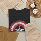 Vintage Captain America Shield Star T-Shirt - Unisex Distressed Avengers Tee