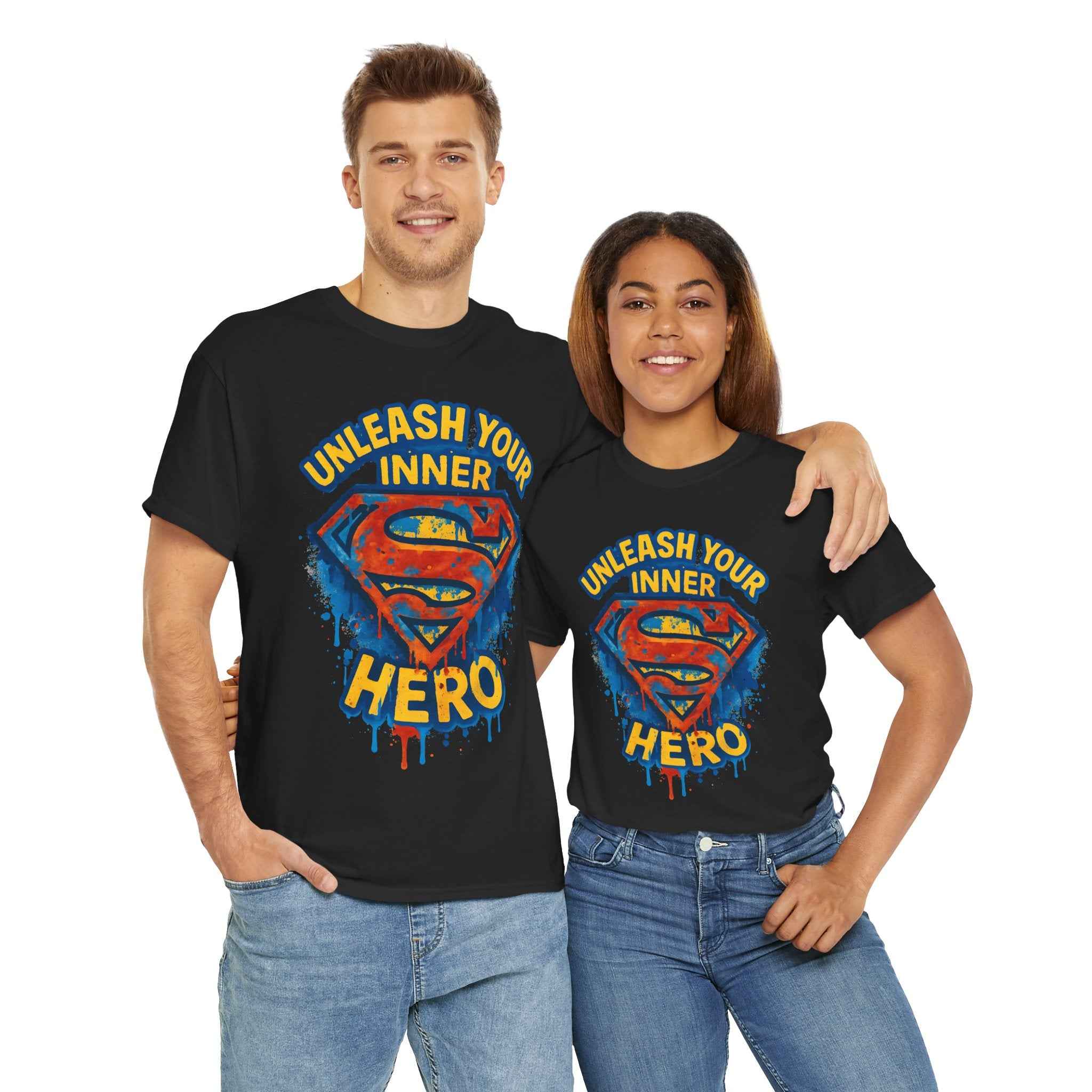 Superman Graphiti Unisex-T-shirt