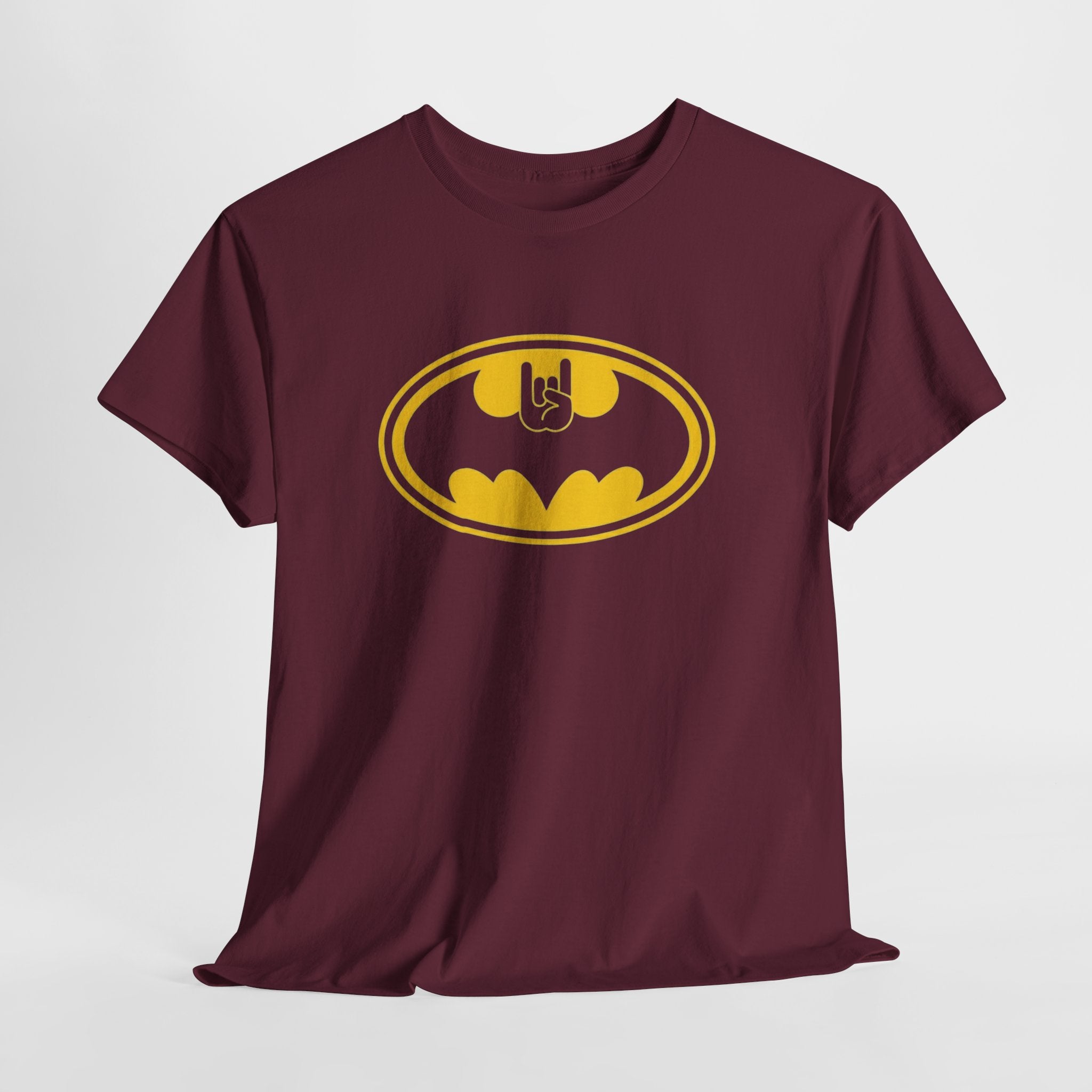 Batman Classic Rock And Roll Logo Unisex Premium T-Shirt