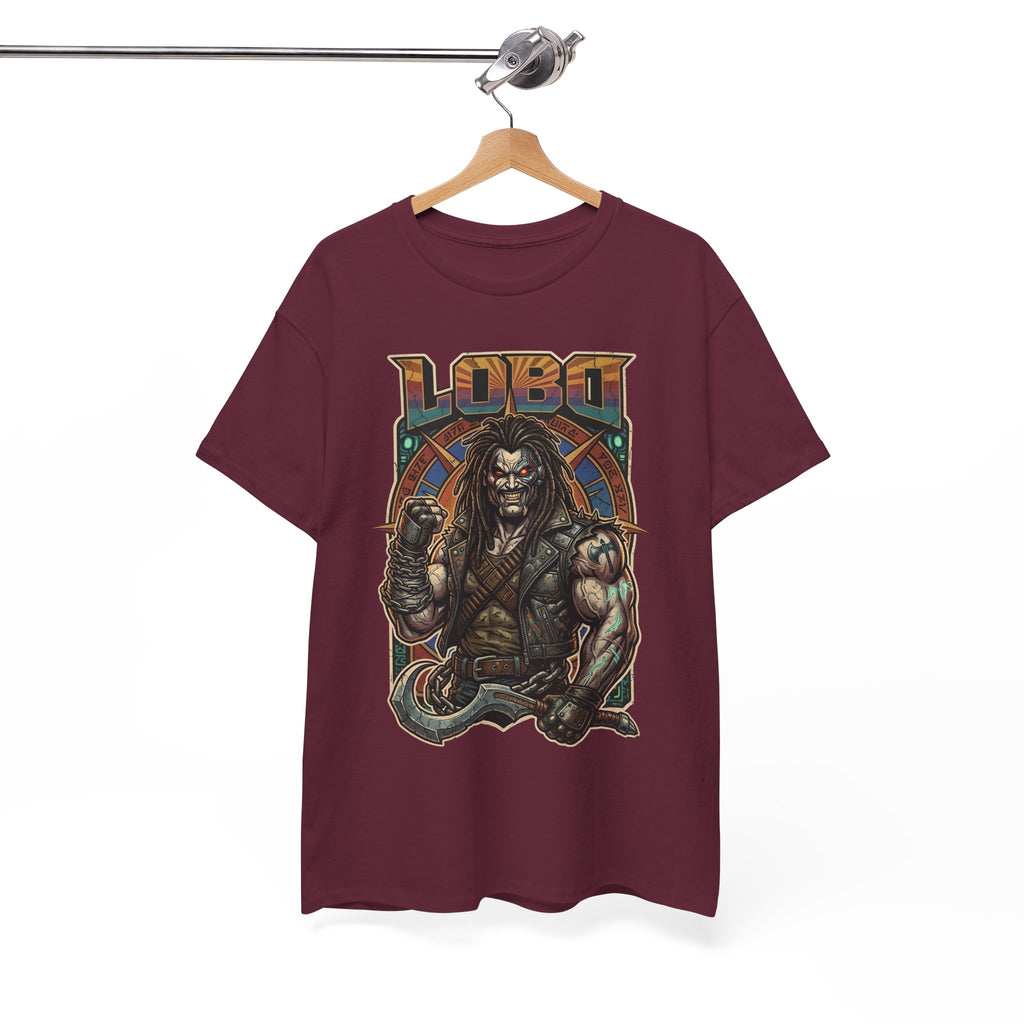 Lobo Warrior Graphic Tee – Jason Momoa’s DCU Czarnian Bounty Hunter T‑Shirt