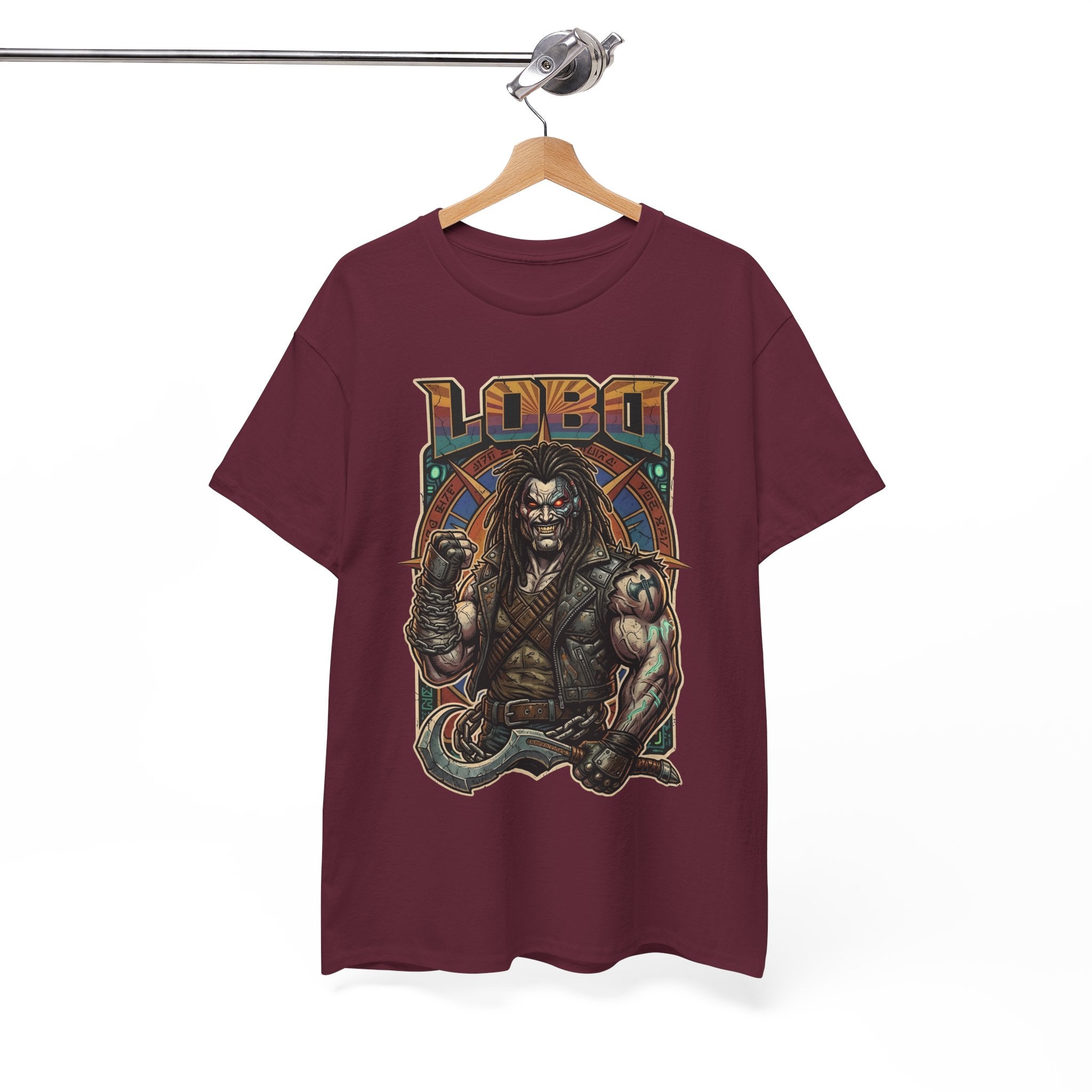 Lobo Warrior Graphic Tee – Jason Momoa’s DCU Czarnian Bounty Hunter T‑Shirt