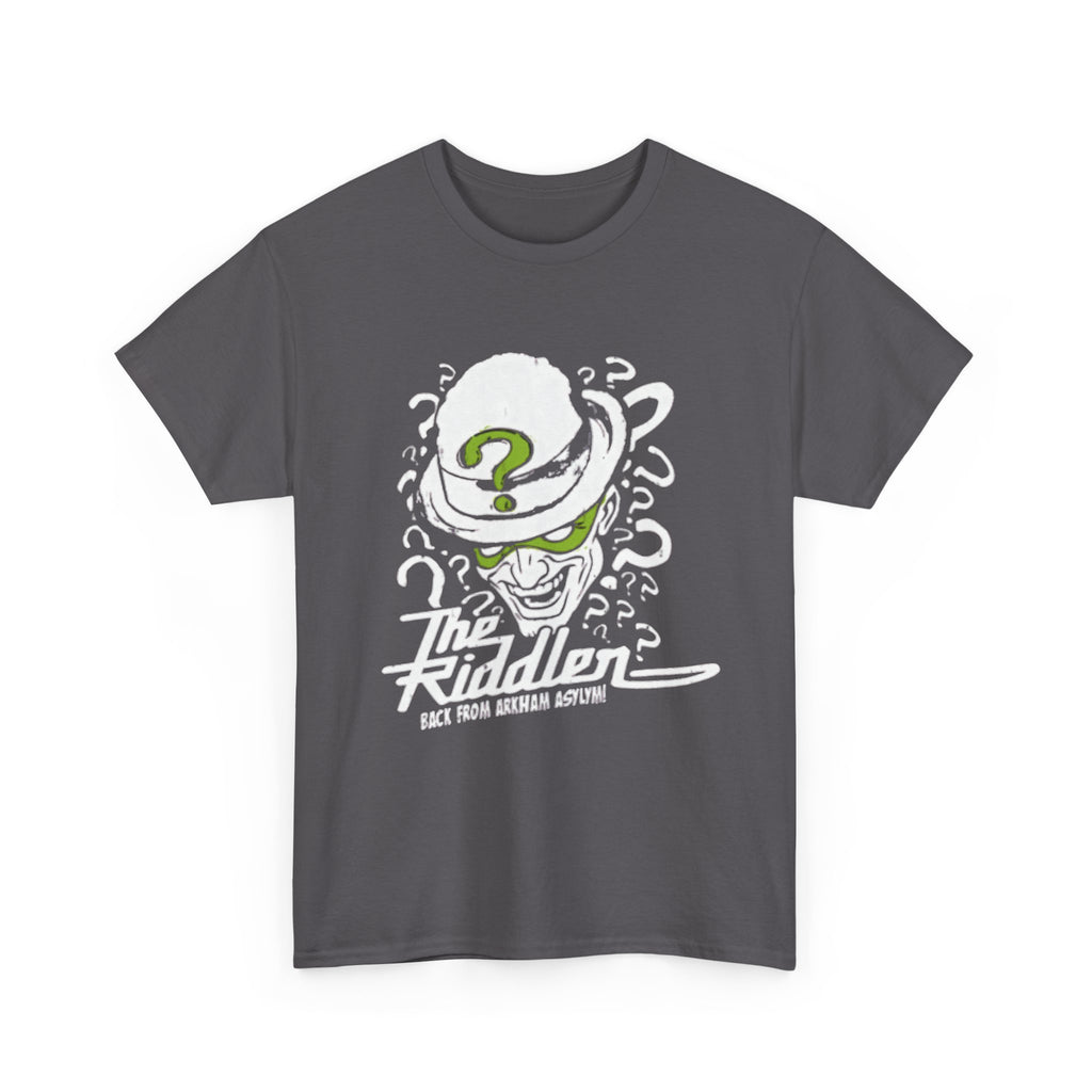 The Riddler T-Shirt – Vintage DC Batman Villain Graphic Tee | Gotham Puzzle Design