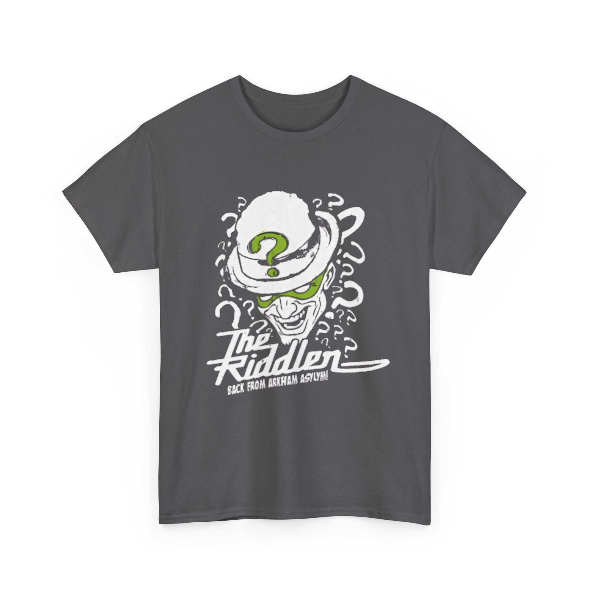 The Riddler T-Shirt – Vintage DC Batman Villain Graphic Tee | Gotham Puzzle Design