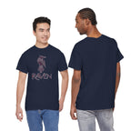 Teen Titans Raven Graphic Tee — Purple Geometric Raven Shirt